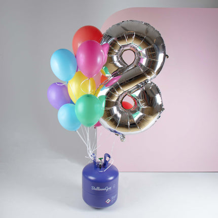 Réservoir d'hélium pour 80 ballons