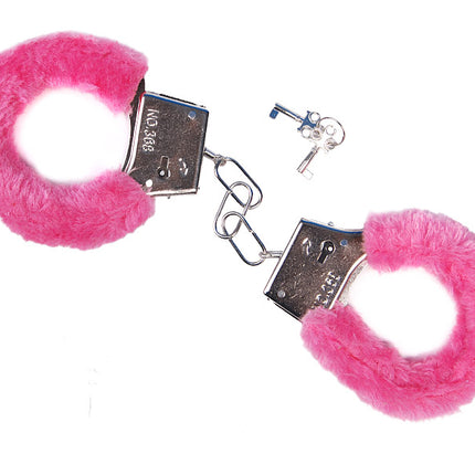 Peluche menottes roses