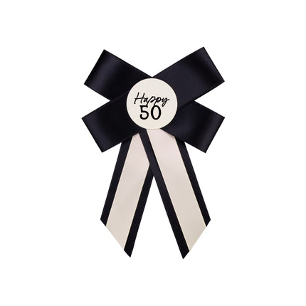 50 Years Button Bow 17cm