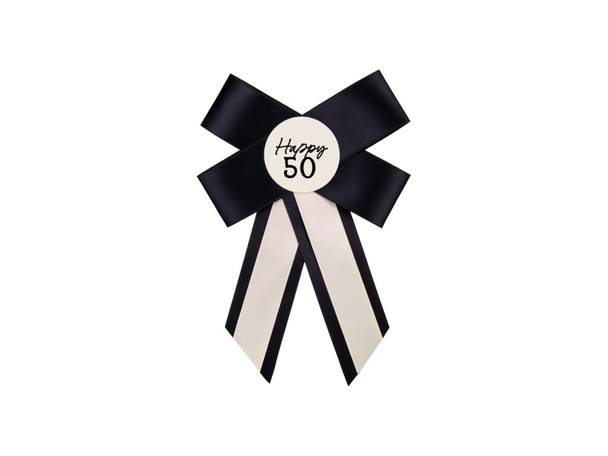 50 Years Button Bow 17cm