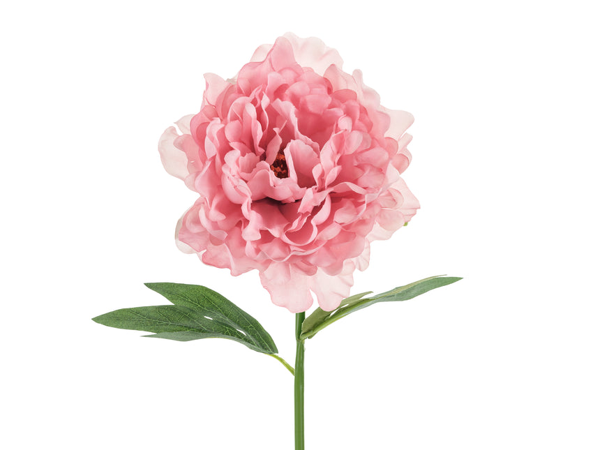 Fleur artificielle - Pivoine, 35 cm, rose