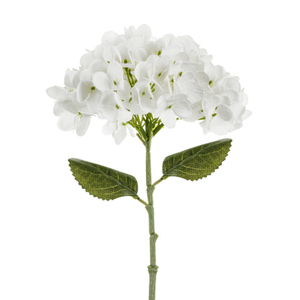 Faux hortensia blanc 35cm