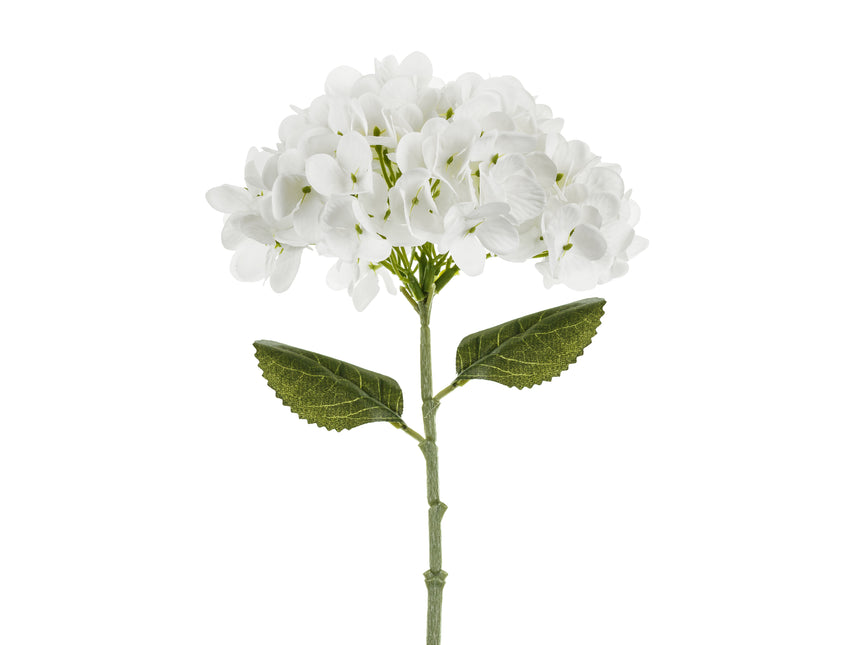 Fleur artificielle - Hortensia, 35 cm, blanc
