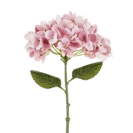 Faux hortensia rose 35cm