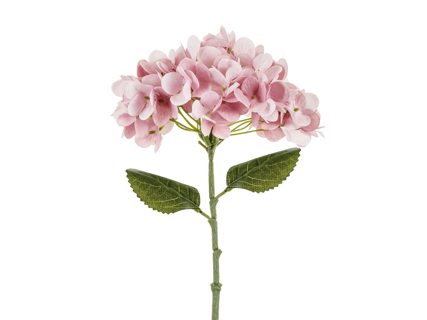 Fleur artificielle - Hortensia, 35 cm, rose clair