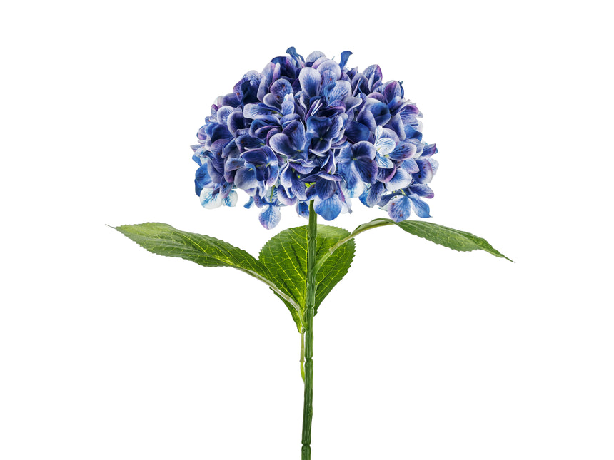 Fleur artificielle - Hydrangea Premium, 69 cm, bleu marine