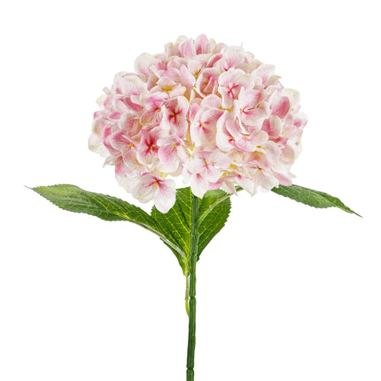 Faux hortensia rose 69cm