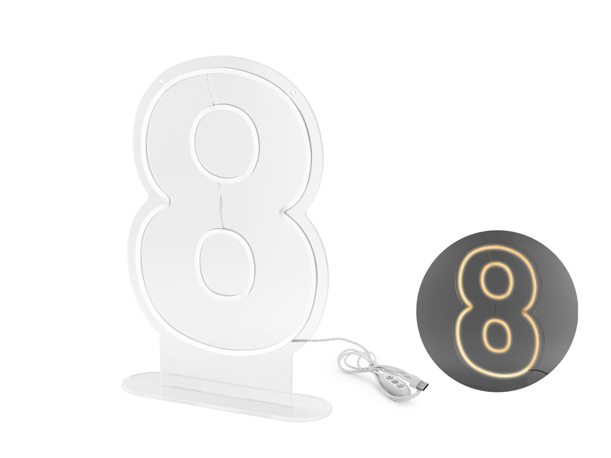 8 Year Light Figure White 50cm