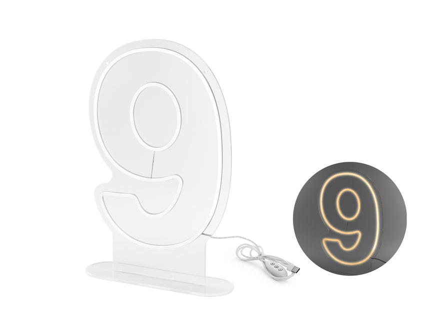 9 ans Figure lumineuse blanche 50m