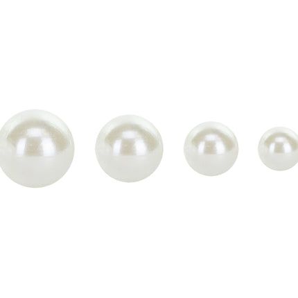 Autocollants pour ballons blancs perles 3-6mm 440pcs