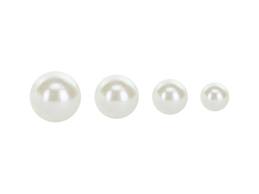 Autocollants pour ballons blancs perles 3-6mm 440pcs