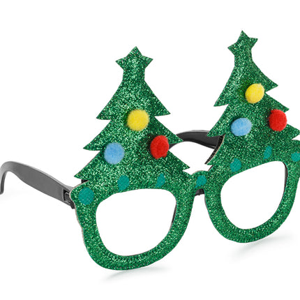Verres de Noël Arbres de Noël verts