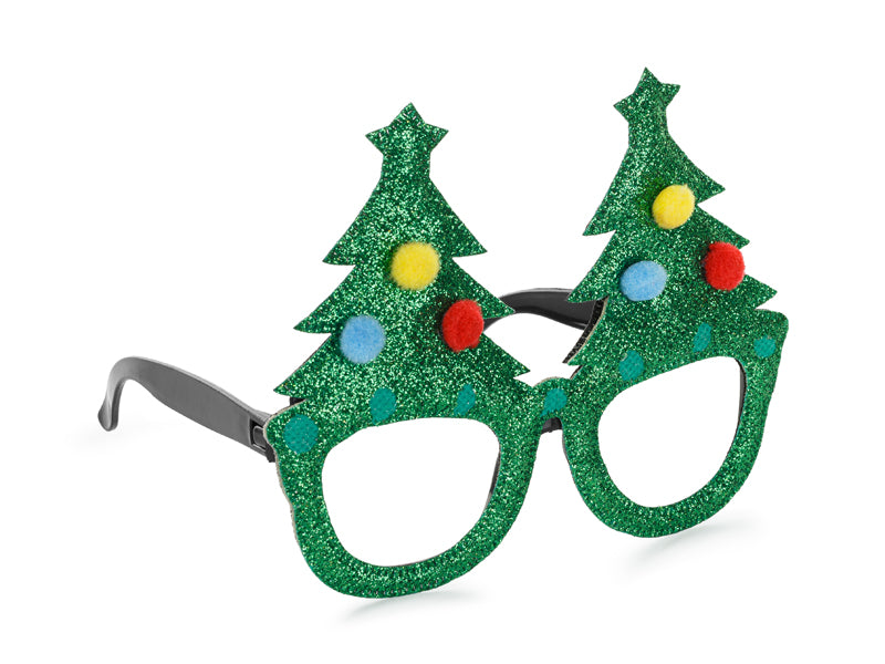 Verres de Noël Arbres de Noël verts