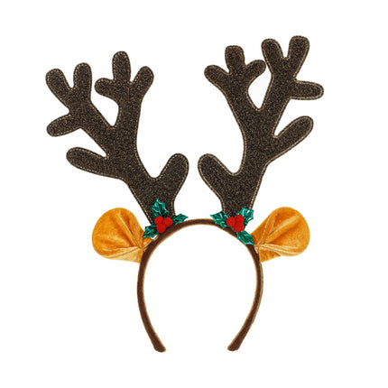 Bandeau de cheveux de Noël Bois de renne