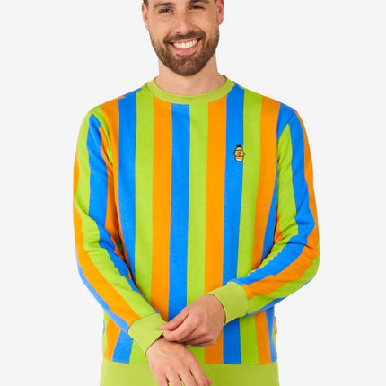 Pull Sesame Street Bert & Ernie pour homme, multicolore
