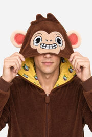 Combinaison unisexe « Singe » marron