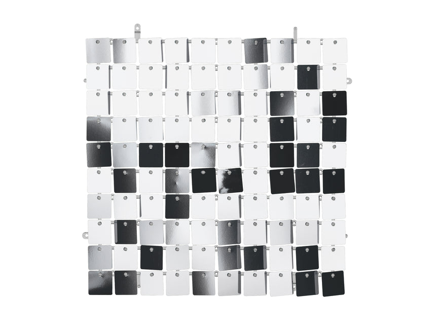Rideau de porte argenté 30cm
