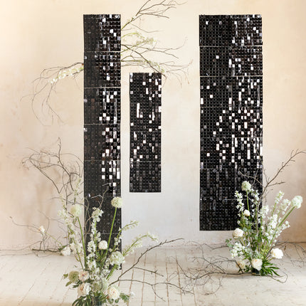 Rideau de porte noir 30cm