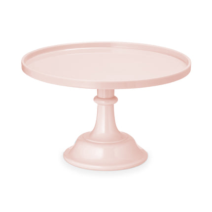 Assiette à gâteau rose 24cm