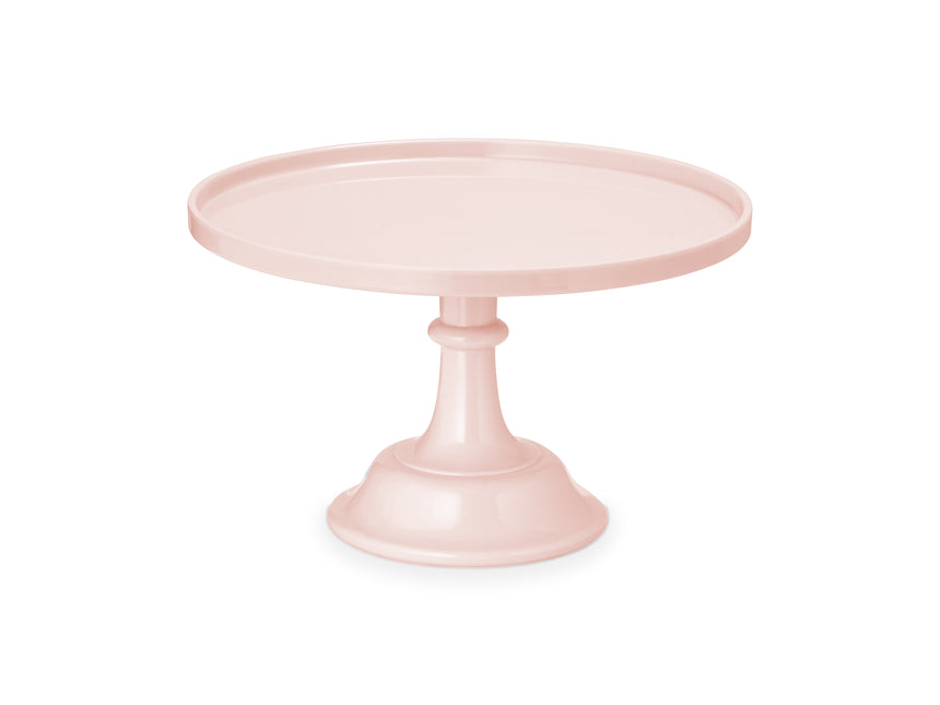 Assiette à gâteau rose 24cm