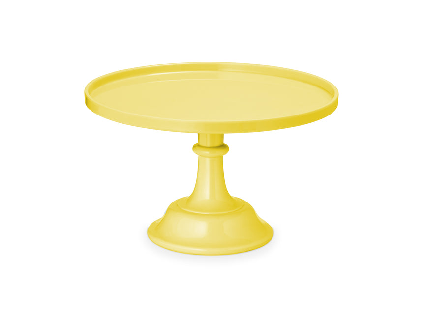 Assiette à gâteau jaune 24cm