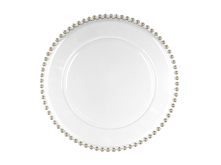 Plateau blanc Perle blanche 32cm