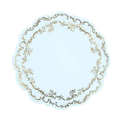 Sets de table bleus 35cm 6pcs