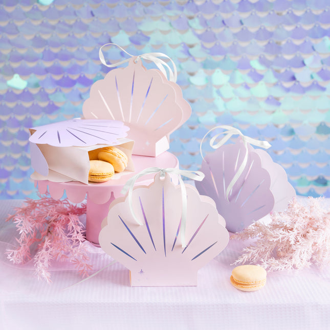 Boîtes à portions colorées 17.5cm 4pcs