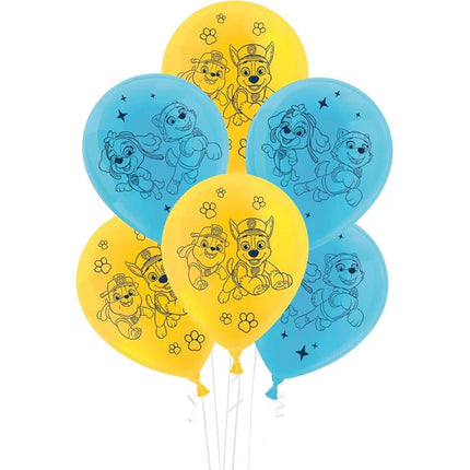 Ballons Paw Patrol 25 cm, lot de 10