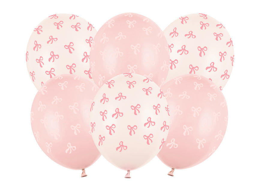 Ballons rose pâle 30cm 6pcs