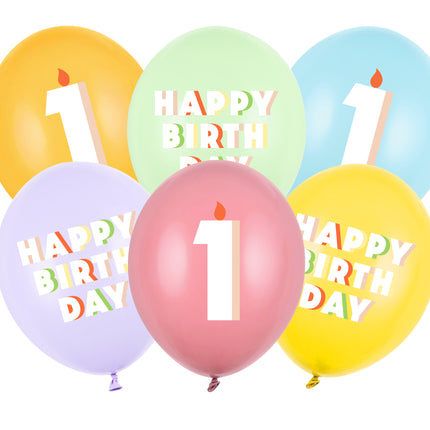 Ballons 1 an 30cm 50pcs