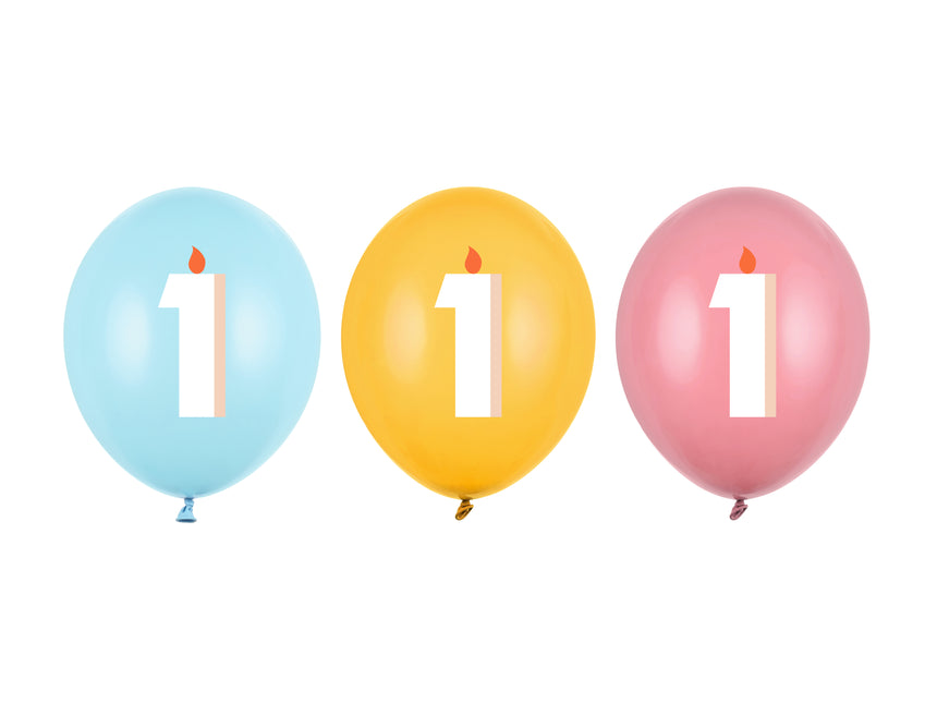 Ballons 1 an 30cm 50pcs