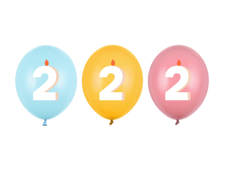 Ballons de 2 ans 30cm 50pcs
