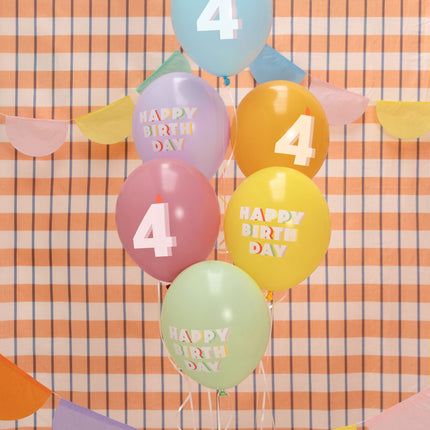 Ballons 4 ans 30cm 50pcs