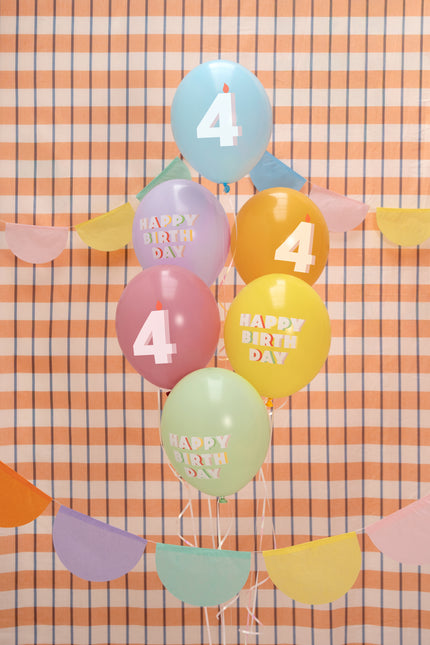 Ballons 4 ans 30cm 50pcs