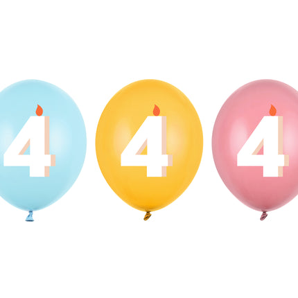 Ballons 4 ans 30cm 50pcs