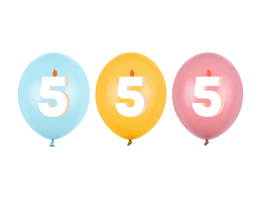 Ballons 5 ans 30cm 50pcs