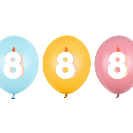 Ballons de 8 ans 30cm 50pcs