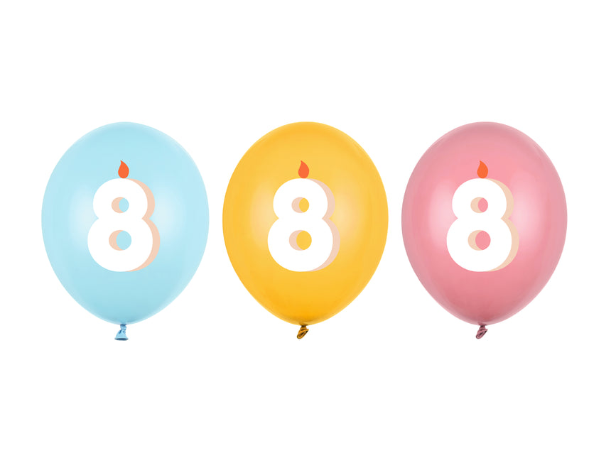 Ballons de 8 ans 30cm 50pcs