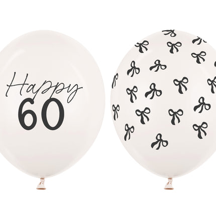 60 Years Balloons 30cm 50pcs