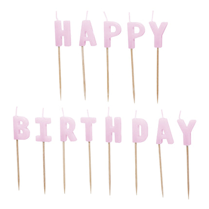 Bougie de joyeux anniversaire 13 pièces