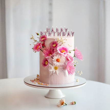 Bougies d'anniversaire dorées