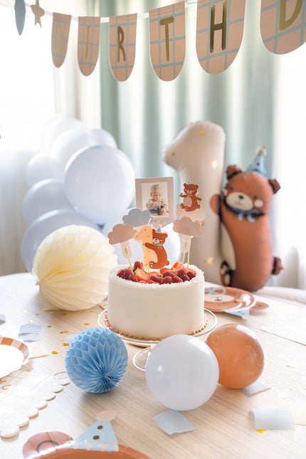 Bougie en forme d'ours 7cm