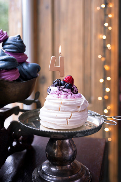 Bougie d'anniversaire Numéro 4