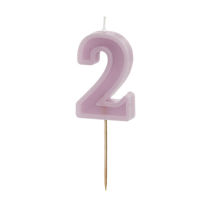 Bougie 2 ans Bougie 10cm