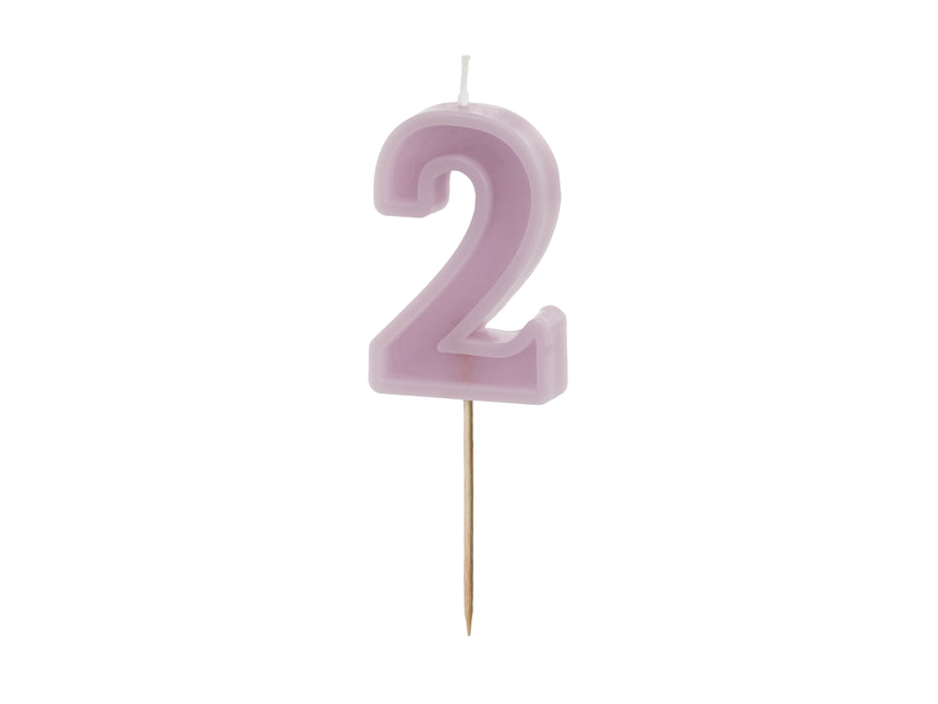 Bougie 2 ans Bougie 10cm