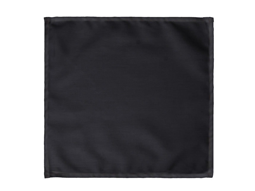 Serviettes de table noires 35cm 25pcs