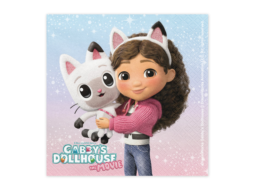 Gabby's Dollhouse Serviettes 33cm 20pcs