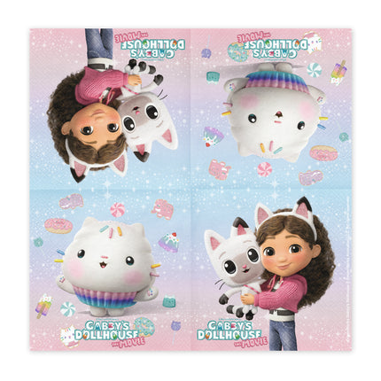 Gabby's Dollhouse Serviettes 33cm 20pcs