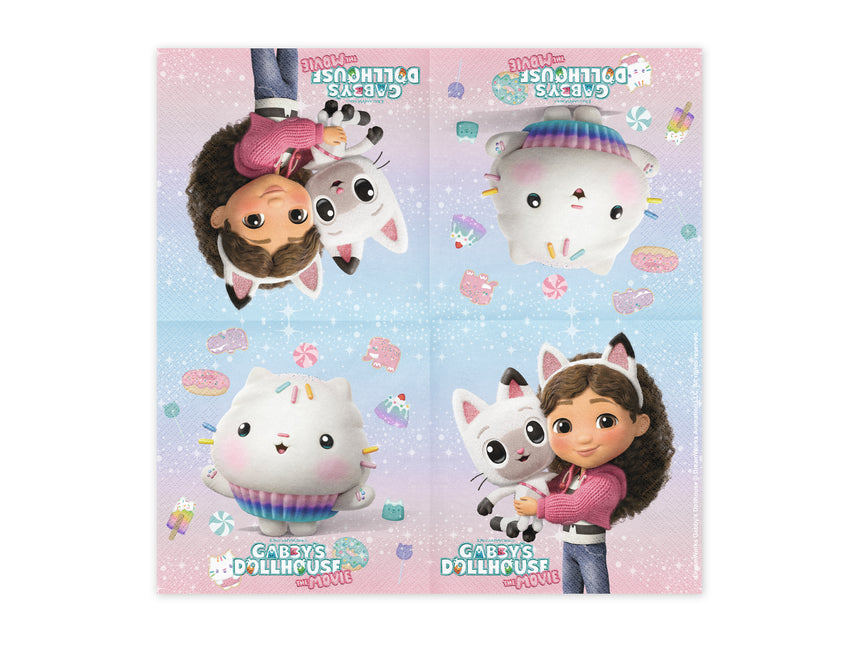 Gabby's Dollhouse Serviettes 33cm 20pcs